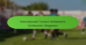 Internationaler Torwart: Wettbewerb, Sichtbarkeit, Fähigkeiten